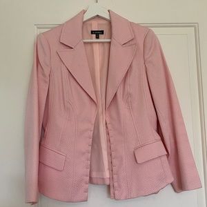 Perfectly Pink fitted blazer